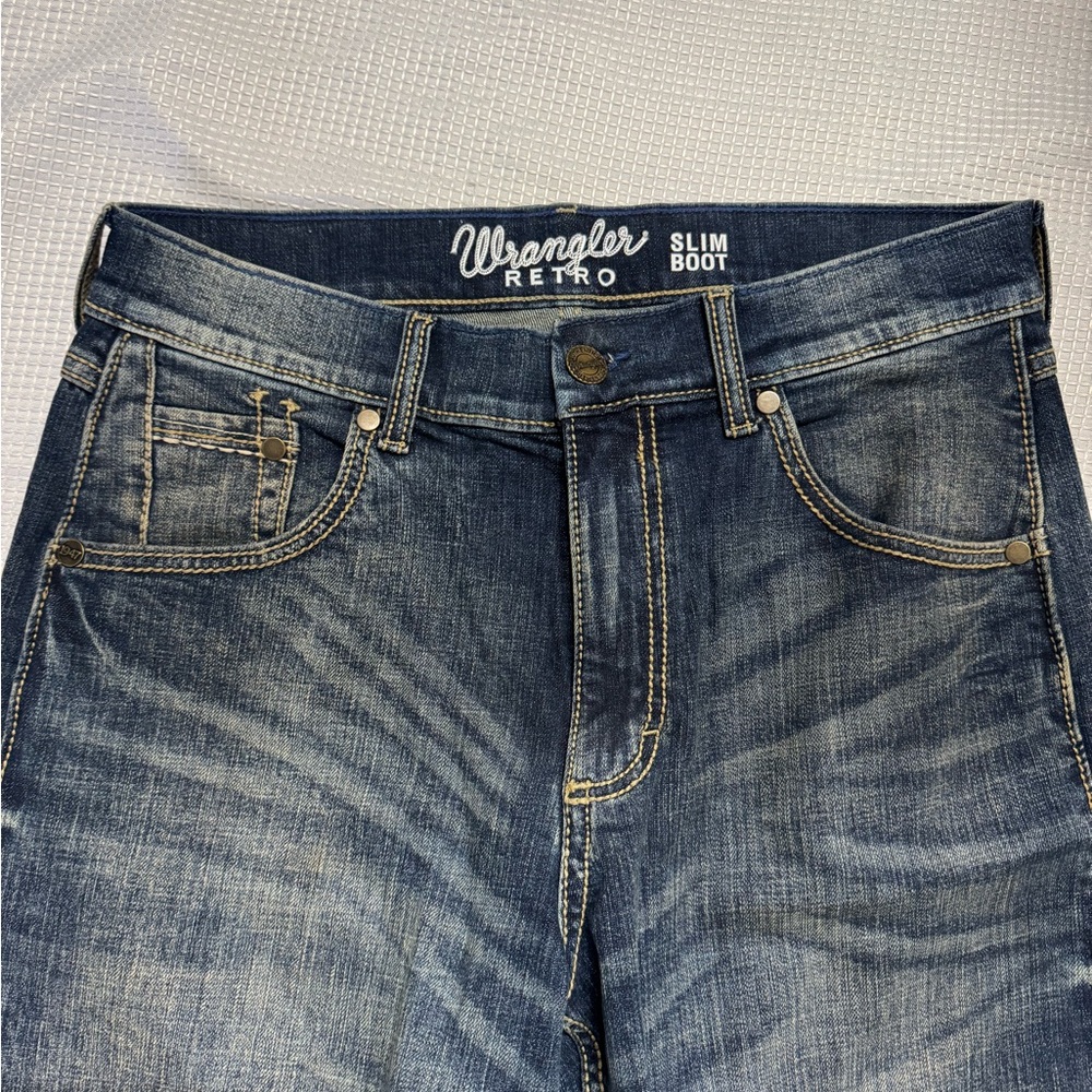 Men’s Wrangler Retro Slim Boot Jeans 30 x 36